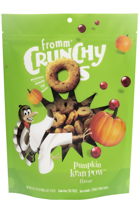 Fromm Crunchy O's Pumpkin Kran Pow Dog Biscuits | 170 g Pack
