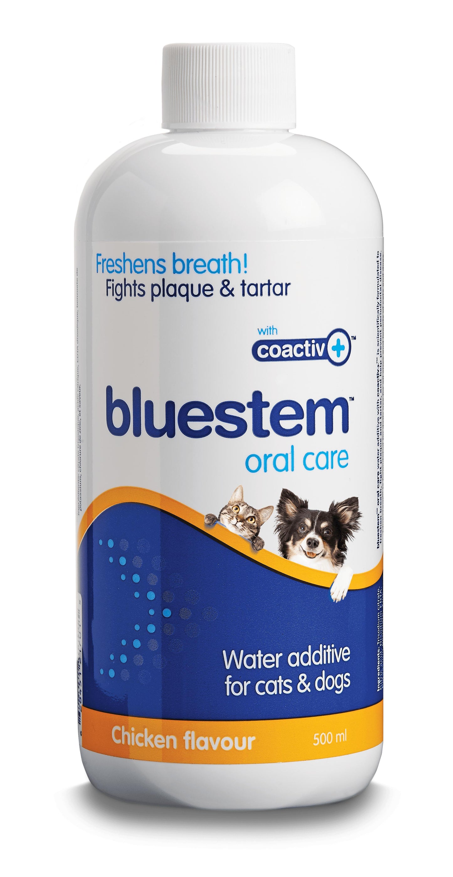 Bluestem Oral Care Water Additive for Dogs and Cats | 500 mL Bottle