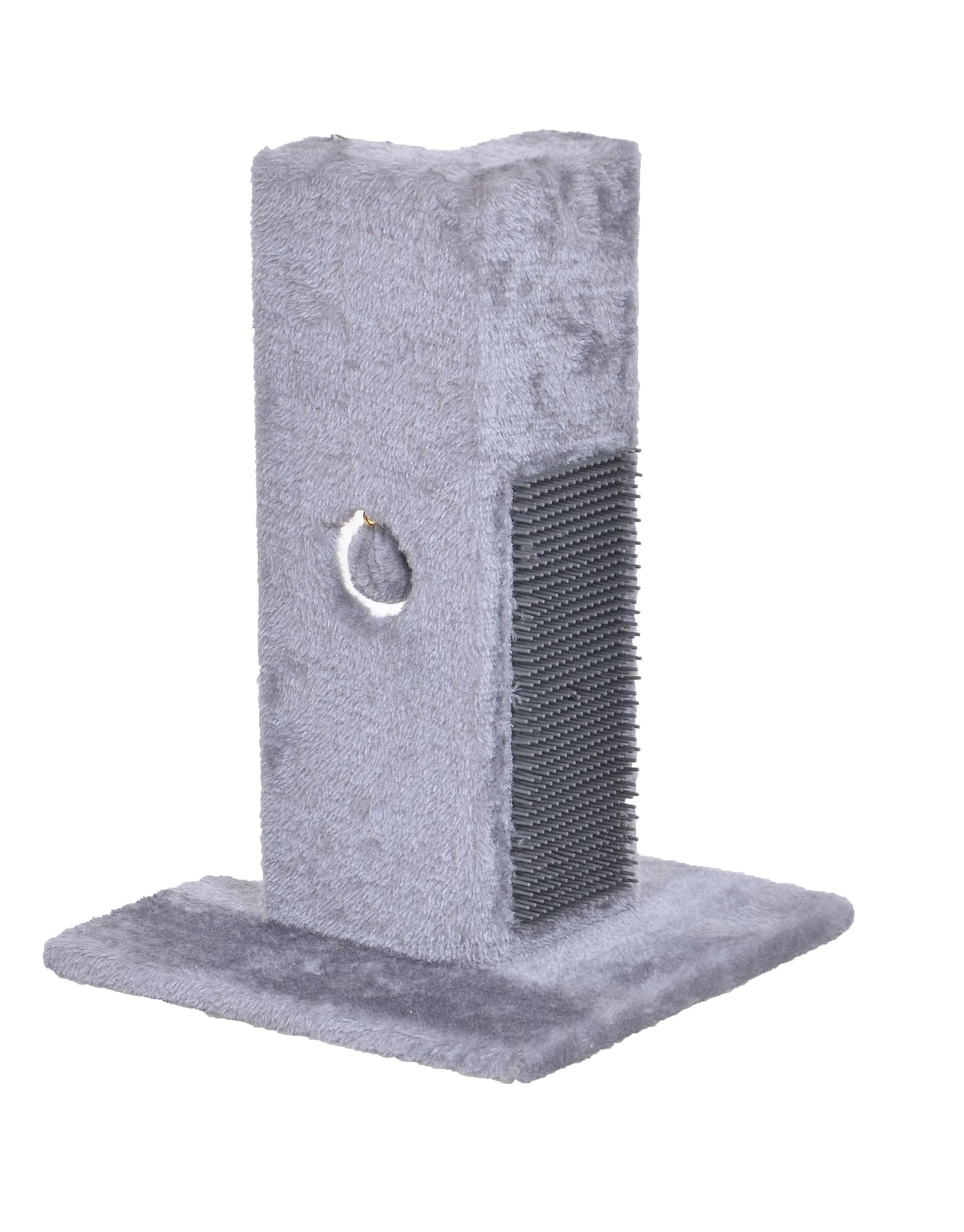 Bud'z Poki Play Station Corner Protector Cat Scratcher | Grey | 30 cm x 30 cm x 41.5 cm