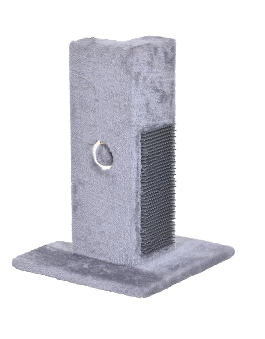 Bud'z Poki Play Station Corner Protector Cat Scratcher | Grey | 30 cm x 30 cm x 41.5 cm