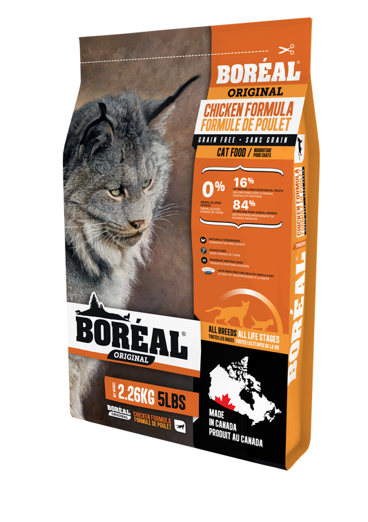 Boreal Premium Cat Food | Grain-Free Formula | Original Chicken Recipe