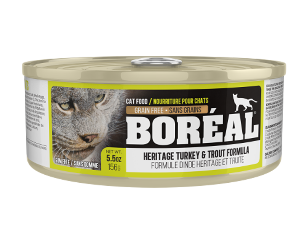 Boreal Premium Canned Cat Food | Heritage Turkey & Trout Formula 🇨🇦