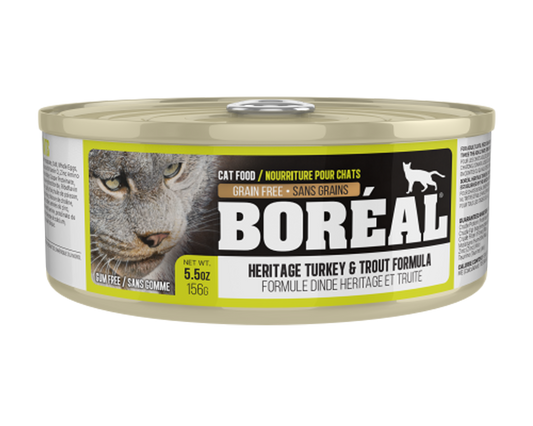 Boreal Premium Canned Cat Food | Heritage Turkey & Trout Formula