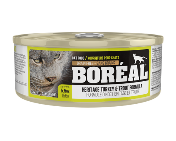 Boreal Premium Canned Cat Food | Heritage Turkey & Trout Formula
