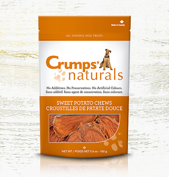 Crumps' Naturals Premium Dog Treats | Sweet Potato Chews 🇨🇦
