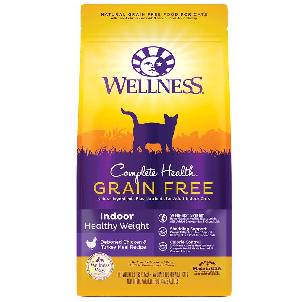 Wellness Complete Health Indoor Healthy Weight Chicken Dry Cat Food