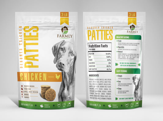Farmly Premium Cooked Dog Food | Deboned Chicken Formula 🇨🇦