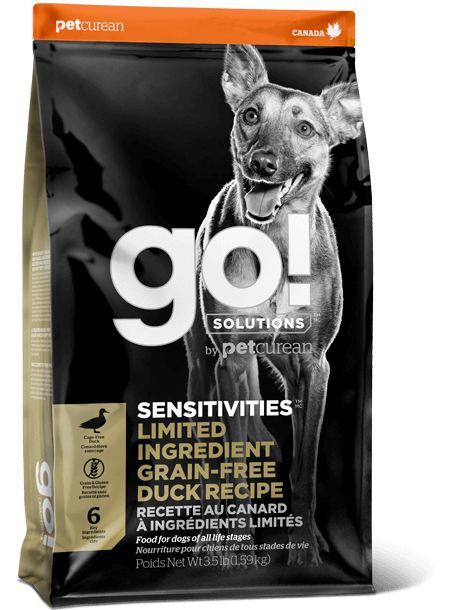 Go! Solutions Premium Dog Food | Sensitivity + Shine Limited Ingredient Grain-free Formula | Duck Recipe 🇨🇦