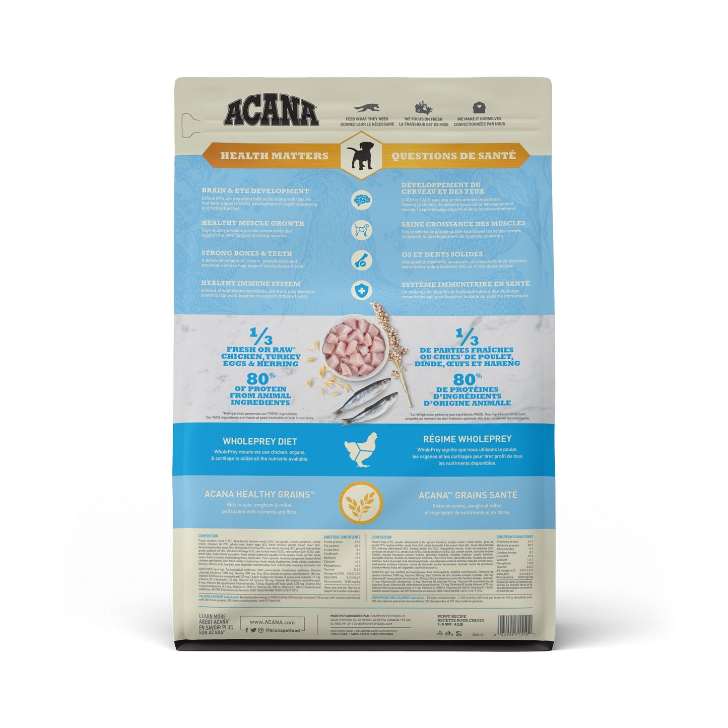 Acana Healthy Grains Puppy Food 🇨🇦