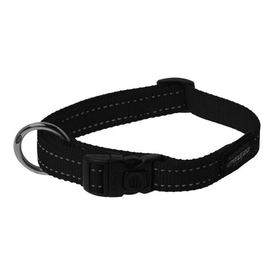 Rogz Classic Dog Collar | Reflective Stitching