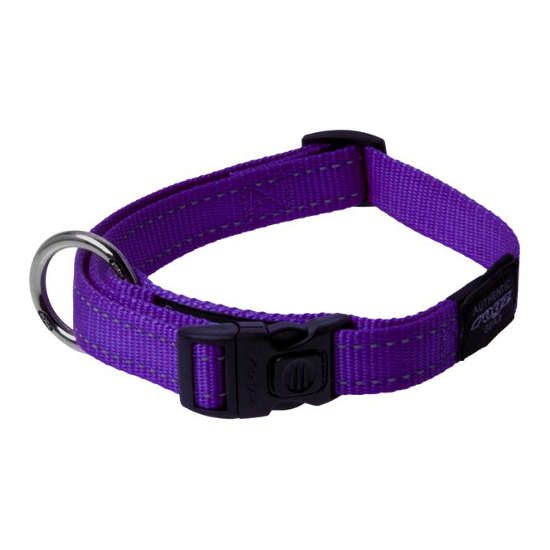 Rogz Classic Dog Collar | Reflective Stitching