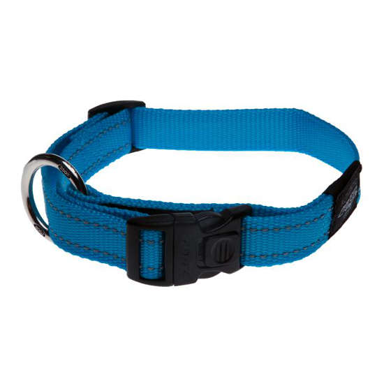 Rogz Classic Dog Collar | Reflective Stitching