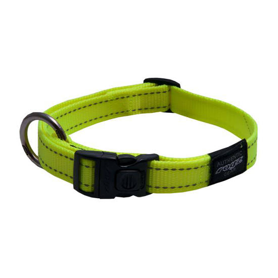 Rogz Classic Dog Collar | Reflective Stitching