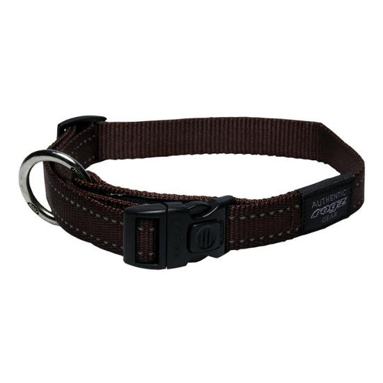 Rogz Classic Dog Collar | Reflective Stitching