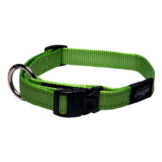 Rogz Classic Dog Collar | Reflective Stitching