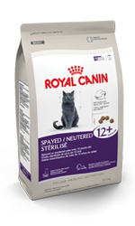 Royal Canin Spayed/Neutered Mature Cat Food packaging