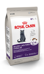 Royal Canin Spayed/Neutered Mature Cat Food packaging 