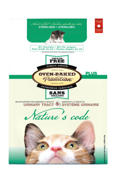 Oven-Baked Tradition Grain-Free Adult Cat Food | Nature's Code Urinary Tract Formula 🇨🇦