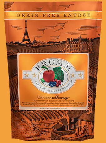 Fromm Premium Dog Food | Four Star Grain-Free Formula | Chicken au Fromage Recipe