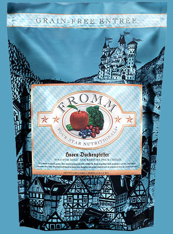 Fromm Premium Dog Food | Four Star Grain-Free Formula | Hasen Duckenpfeffer Recipe