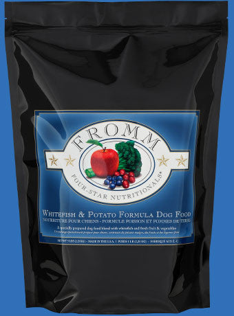 Fromm Whitefish & Potato Premium Dog Food Packaging