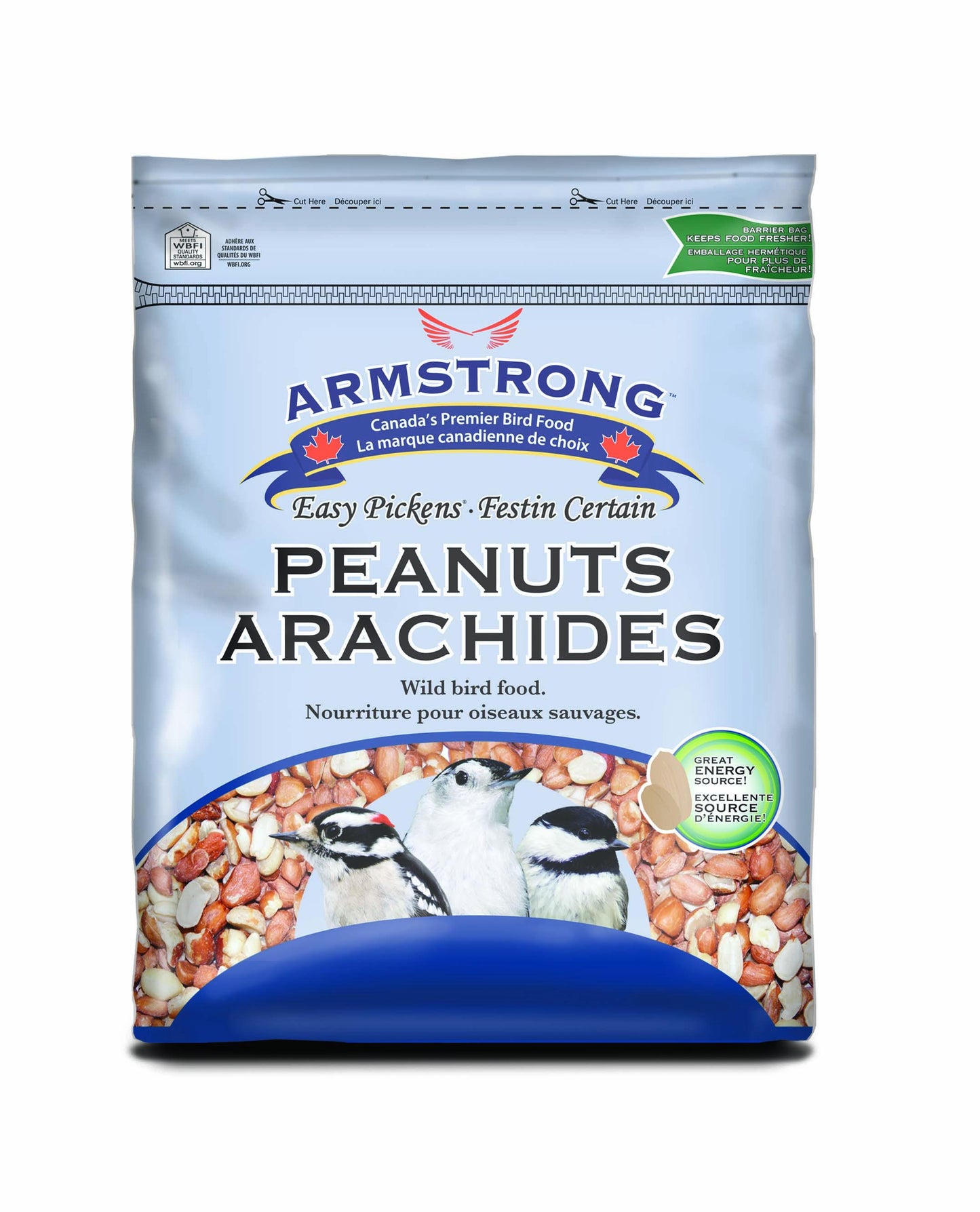 Armstrong Wild Bird Seed | Peanut Halves | 2 kg Bag 🇨🇦
