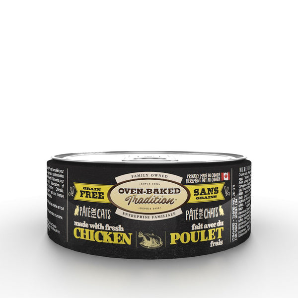 Oven-Baked Tradition Canned Adult Cat Food | Grain-Free Chicken Pate | 5.5 oz Can