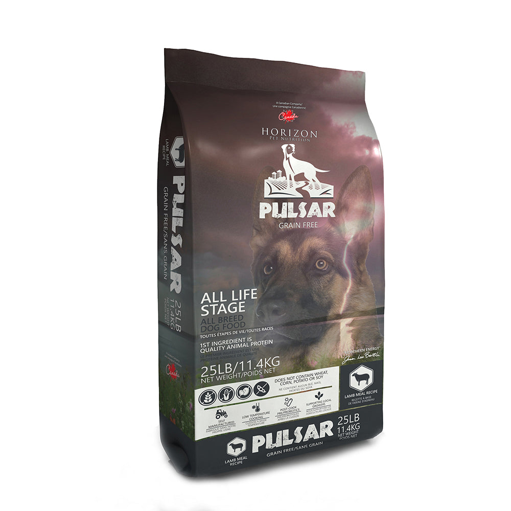 Horizon Pulsar Premium Dog Food | Lamb and Pulses | Grain-Free Formula | 25 lb Bag 🇨🇦