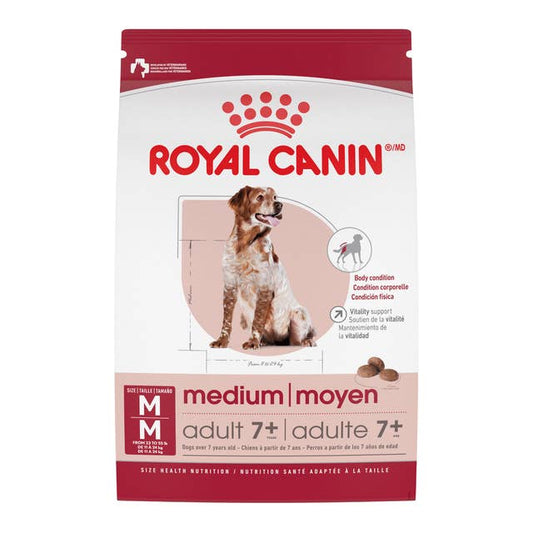 Royal Canin Medium Adult 7+ Dog Food | 30 lb Bag