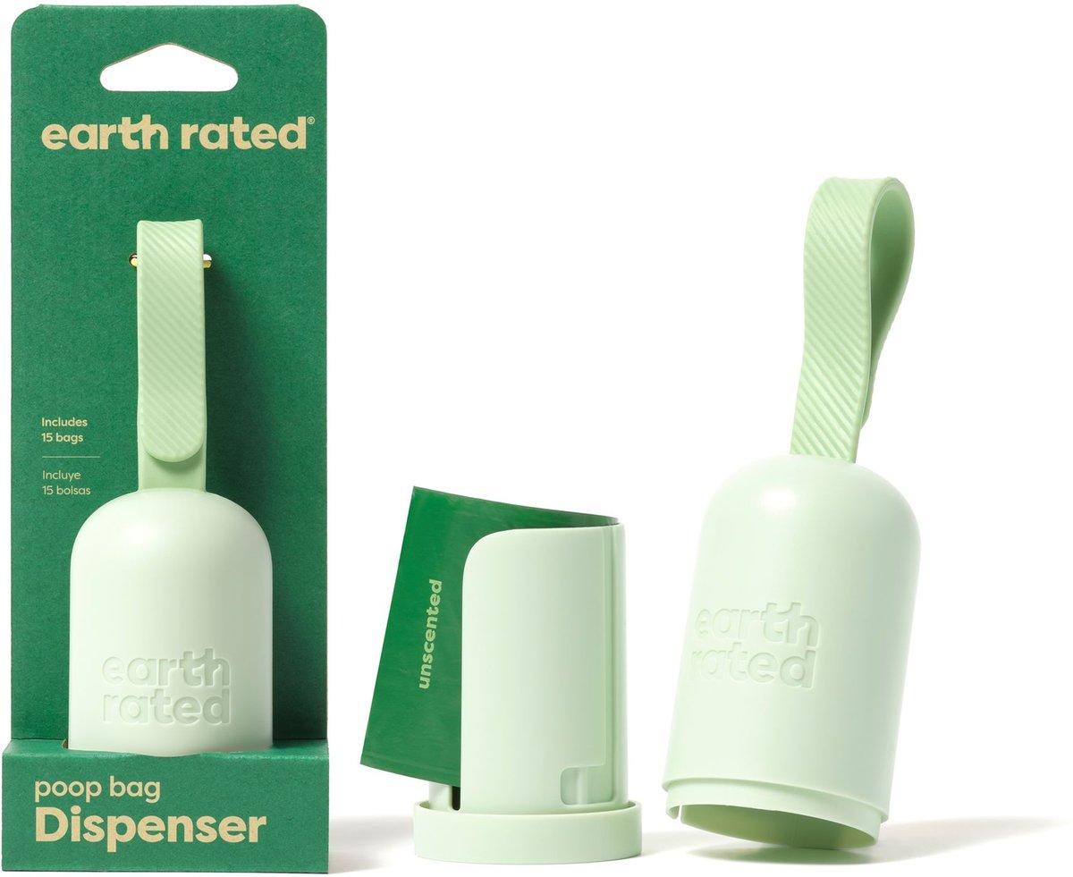Earth Rated Dog Poop Bags | Leash Dispenser with 15 Count Single Roll