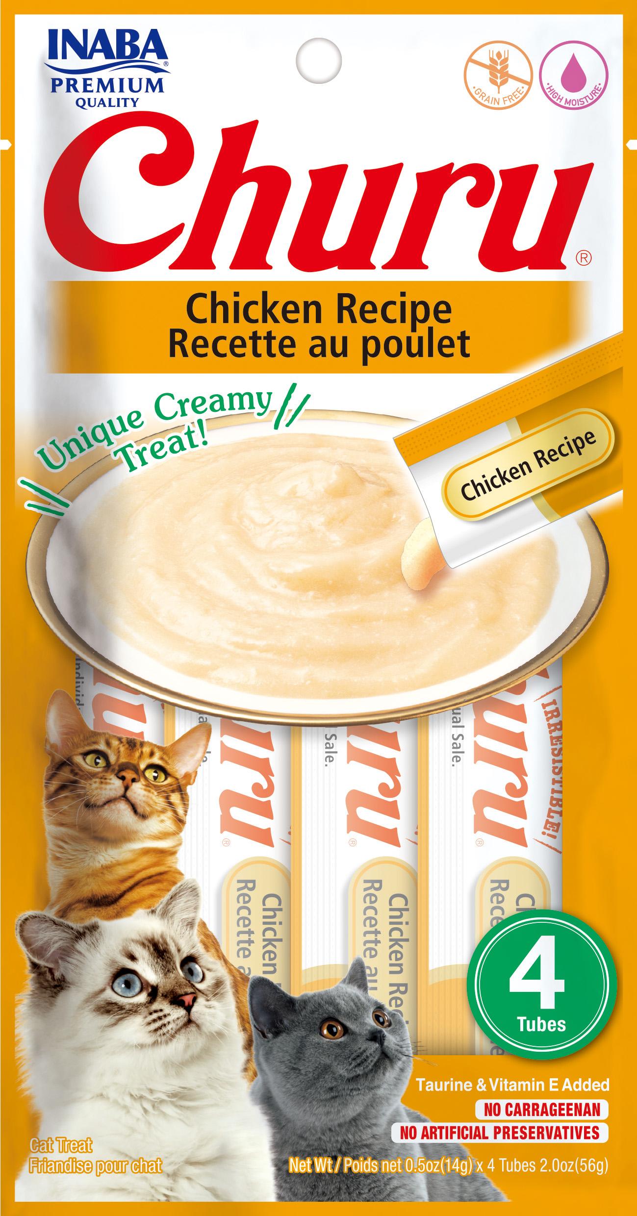 Inaba Churu Premium Grain-Free Cat Treats | 4 Pack
