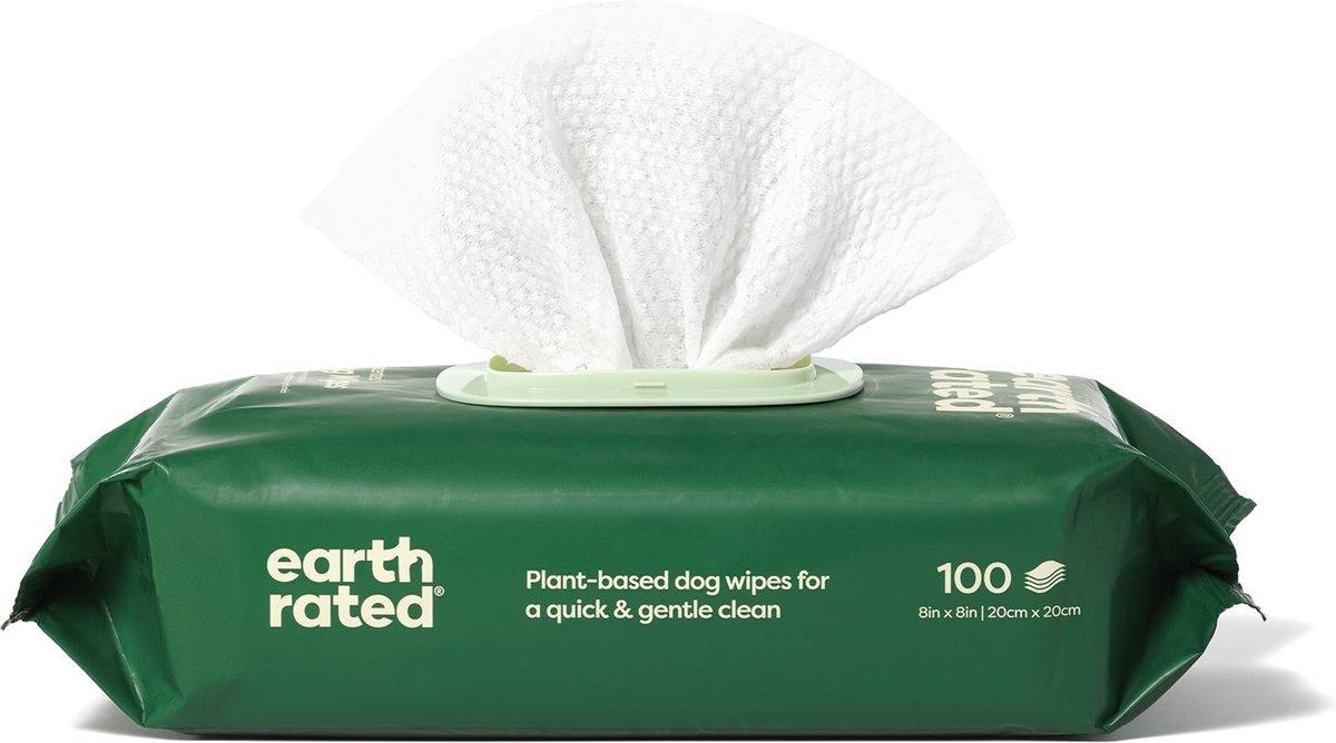 Earth Rated Plant-Based Dog Wipes | 100 Count