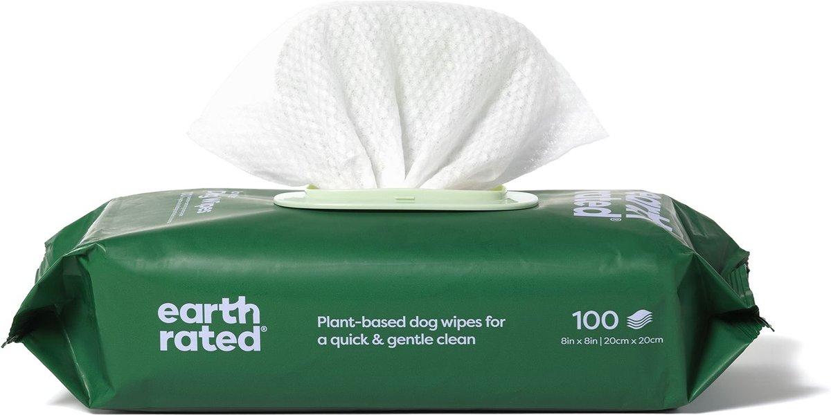 Earth Rated Plant-Based Dog Wipes | 100 Count