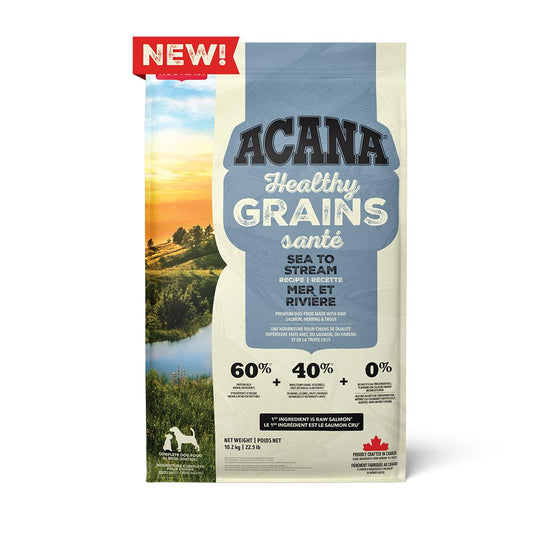 ACANA Healthy Grains Sea to Stream Recipe Dry Dog Food | High-Protein Fish & Wholesome Grains