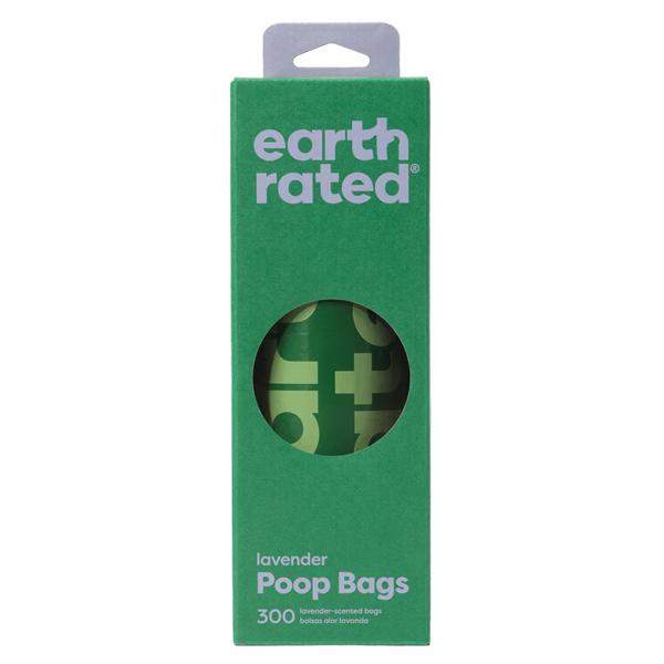 Earth Rated Dog Poop Bags Pantry Pack | Lavender Scented | 300 Count