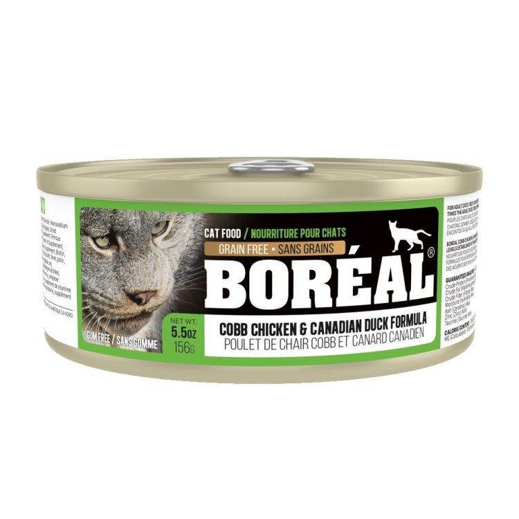 Boreal Premium Canned Cat Food | Cobb Chicken and Canadian Duck Grain-Free Formula