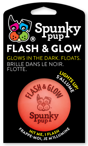 Spunky Pup Flash & Glow Ball