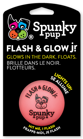Spunky Pup Flash & Glow Ball