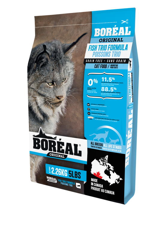 Boreal Premium Cat Food | Grain-Free Formula | Fish Trio Recipe 🇨🇦