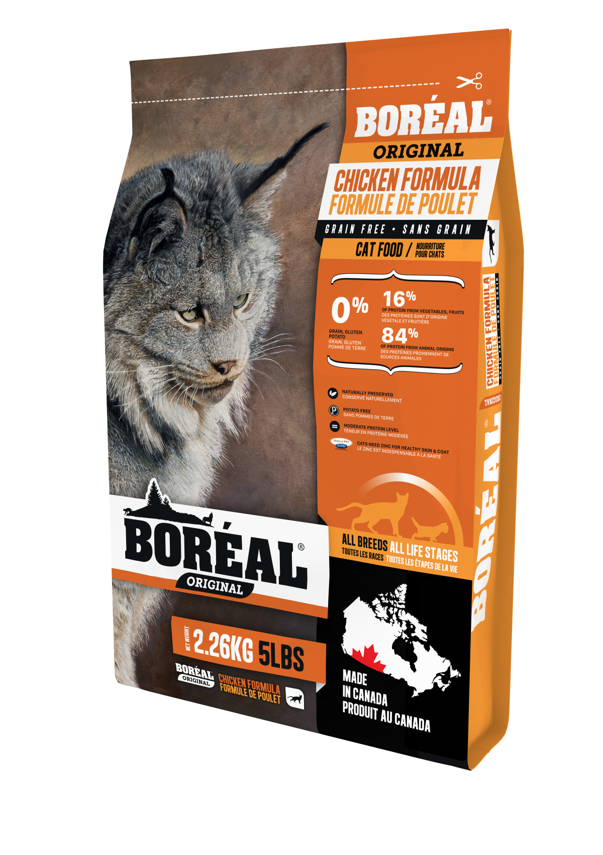 Boreal Premium Cat Food | Grain-Free Formula | Original Chicken Recipe 🇨🇦