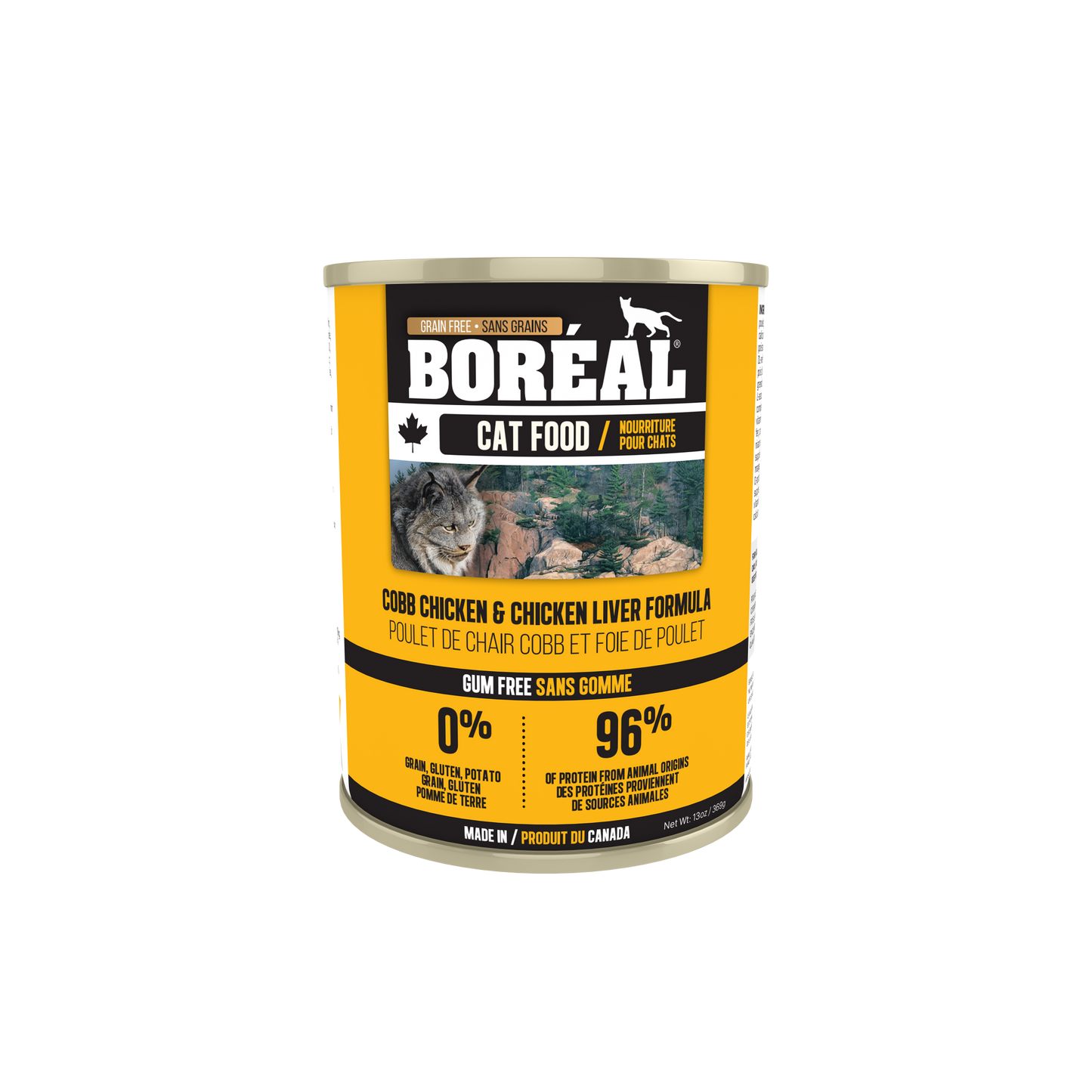 Boreal Premium Canned Cat Food | Cobb Chicken and Chicken Liver Formula 🇨🇦
