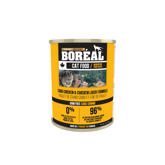 Boreal Premium Canned Cat Food | Cobb Chicken and Chicken Liver Formula 🇨🇦