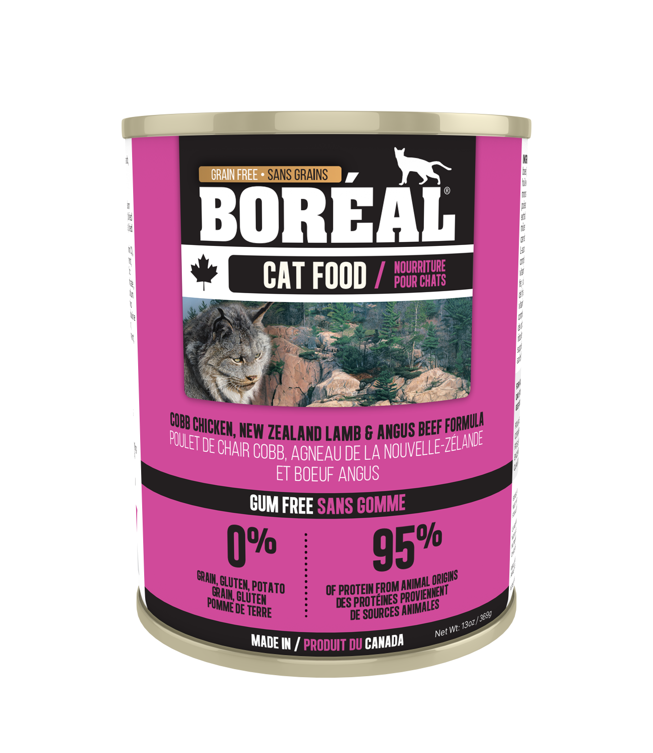 Boreal Premium Canned Cat Food | Cobb Chicken, New Zealand Lamb & Angus Beef