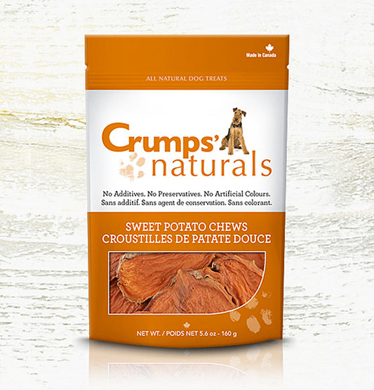Crumps' Naturals Premium Dog Treats | Sweet Potato Chews