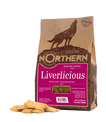 Northern Premium Dog Biscuits | Liverlicious Recipe | 500g Pack 🇨🇦