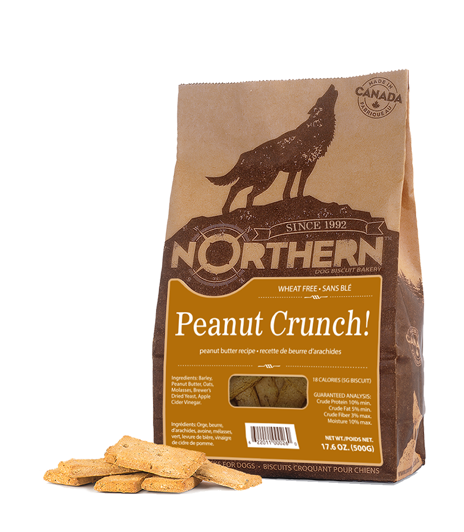 Northern Premium Dog Biscuits | Peanut Crunch Recipe | 500g Pack