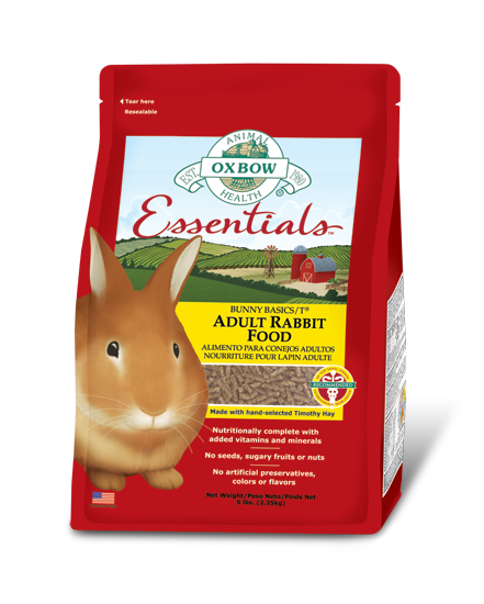 Oxbow Essentials Adult Rabbit Food packaging