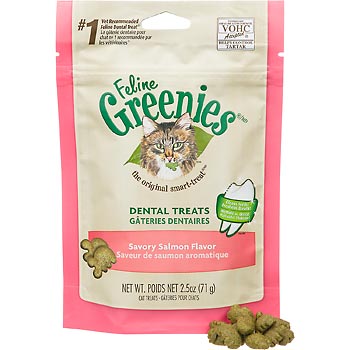 Greenies Feline Dental Treats | Salmon Flavour