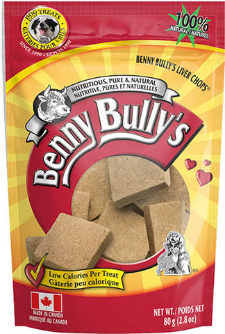 Benny Bully's Liver Chops Dog Treats
