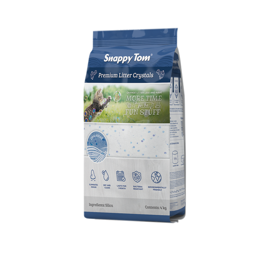 Snappy Tom Crystal Cat Litter | 4 kg Bag